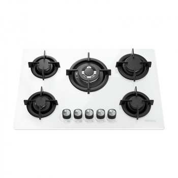 ISEASY MGBG-775 gas hob with 5 burners (white)