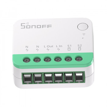 Sonoff MINIR4M Matter smart WiFi mini switch (HomeKit, SmartThings, Home Assistant).