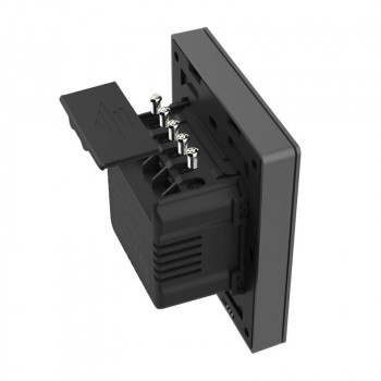 Smart WiFi wall switch SONOFF M5-1C-80 (1-channel, for frame, graphite)