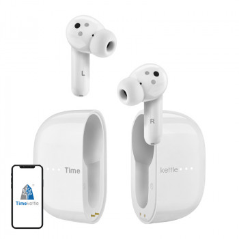 TIMEKETTLE M3 Offline Translation Earbuds (White)