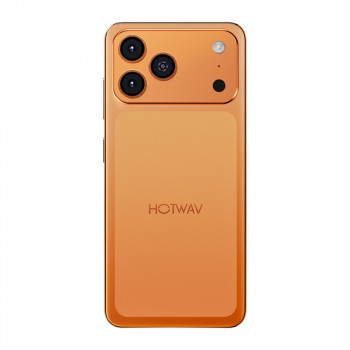 Smartphone HOTWAV A17 Pro Max ORANGE - RAM/ROM 4/128GB +SD memory, 6.75'', dual SIM, Android 15