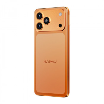 Smartphone HOTWAV A17 Pro Max ORANGE - RAM/ROM 4/128GB +SD memory, 6.75'', dual SIM, Android 15
