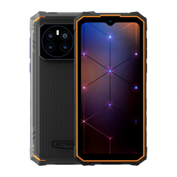 Smartphone HOTWAV Cyber 13 ORANGE - RAM/ROM 8/128GB +SD memory, 6.6'', dual SIM, Android 14, battery 10800 mAh, IP68, flashlight 150lm with range up to 25m