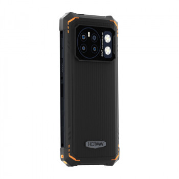 Smartphone HOTWAV Cyber 13 ORANGE - RAM/ROM 8/128GB +SD memory, 6.6'', dual SIM, Android 14, battery 10800 mAh, IP68, flashlight 150lm with range up to 25m