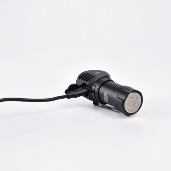 Lukturis LED uzlādējams Luminus SST20 10W, 600Lm 5700K, Li-ion 16340 800mAh - iekļauts! (maināms uz CR123A), VIDEX VLF-A055H, ar magnētu + komplektā stiprinājums lietošanai kā galvas lukturim!