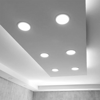 Gaismeklis LED zemapmetuma (aplis) 18W, 2100Lm 4000K, VIDEX VLE-DLBR-184 (neitrāli balta gaisma)