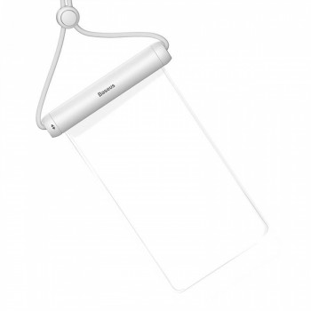Baseus Cylinder Slide-cover waterproof smartphone bag (white)