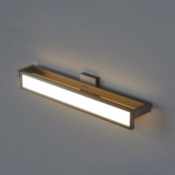 LED sienas lampa, 18W 1750Lm 2800-6000K IP20 VIDEX VL-WL02-18CSB | melna – sienas apgaismojums ar grozāmu korpusu gaismas virziena pielāgošanai