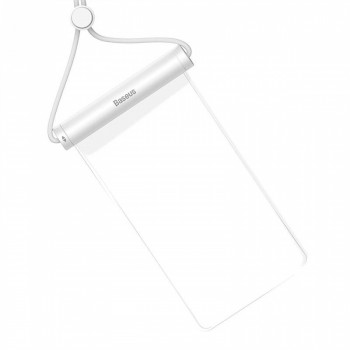 Waterproof phone case Baseus AquaGlide with Cylindrical Slide Lock (white)