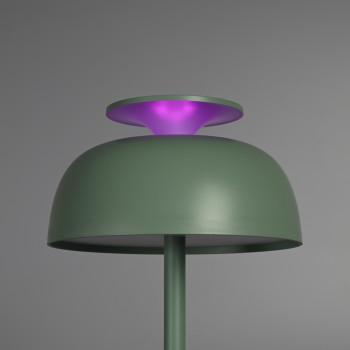 Night lamp with White Noise sound, rechargeable, dimmable 8.5W 150Lm 4000K+RGB LiFePO4 1800mAh VIDEX VL-TF23G | light green – Built-in 10 soothing melodies for peaceful sleep