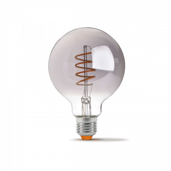 LED Bulb VIDEX E27-G95-4W-FIL-DIM-SPIRAL-GRAPHITE-WW VLE-G95FGD-04271