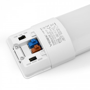 Linijinis LED šviestuvas 10-14-18W 580mm 2160Lm 4000/5000/6500K IP20 VIDEX VL-BN02-1806CW | baltas – keičiama galia ir reguliuojamas CCT atspalvis