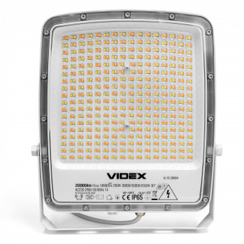 LED floodlight 200W 20000Lm CCT IP65 VIDEX VL-F5-200CW | black – CCT color switch for large work area illumination
