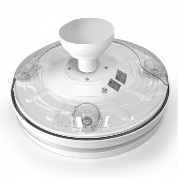 LED Ceiling Light with fan VIDEX CLF06 60W 3000K-4200K-6000K 230V White 
