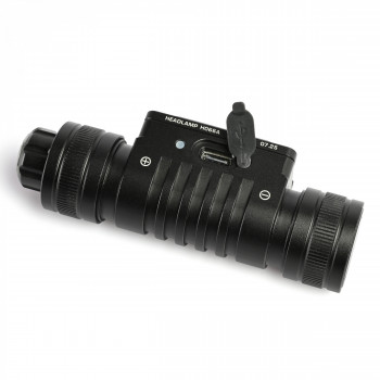 Galvas lukturis LED uzlādējams Luminus SST20 10W / SST40 20W + 2x SMD RED!, 2000Lm, 5000K, Li-ion 1х18650 2200mAh - iekļauts! (maināms uz 2хCR123A), VLF-H066A