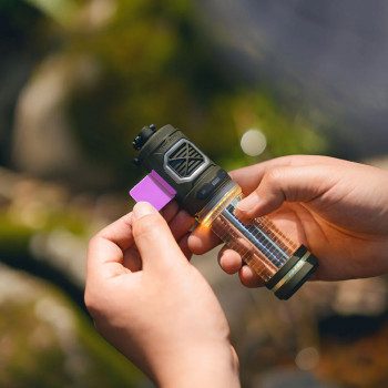 Portable rechargeable mosquito - insect repellent Flextail Tiny Repeller S (2-in-1) features: 1-Mosquito repellent, 2-LED light, blue, FLEXTAIL TINY-REPEL-SBLU – safe protection against mosquitoes on hikes