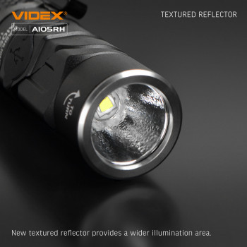 Lukturis LED uzlādējams Luminus SST40, 10W 1200Lm 5000K, Li-ion 18650 2200mAh - iekļauts! VIDEX VLF-A105RH, ar magnētu un regulējamu luktura galvu (SWIVEL HEAD) + komplektā stiprinājums lietošanai kā galvas lukturim!