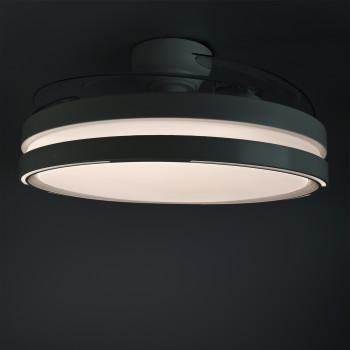 LED Ceiling Light with fan VIDEX CLF06 60W 3000K-4200K-6000K 230V White 