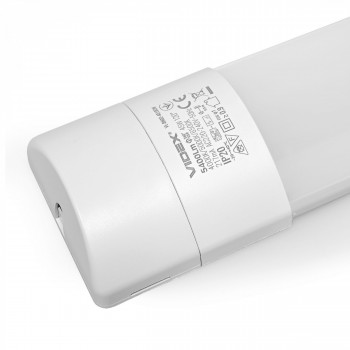 Linijinis LED šviestuvas 35-40-45W 1480mm 5400Lm 4000/5000/6500K IP20 VIDEX VL-BN02-4515CW | baltas – keičiama galia ir reguliuojamas CCT atspalvis