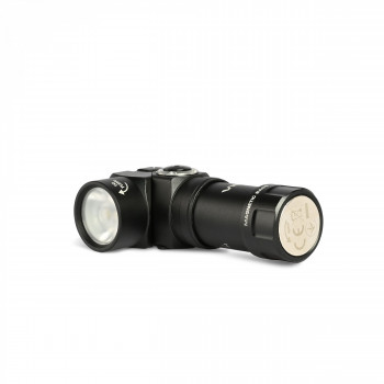 Lukturis LED uzlādējams Luminus SST20 10W, 2xRED SMD, 600Lm 5000K, Li-ion 16340 800mAh - iekļauts! (maināms uz CR123A), VIDEX VLF-A244RH, sarkanā gaisma ar regulējamu luktura galvu (SWIVEL HEAD) + komplektā stiprinājums lietošanai kā galvas lukturim!