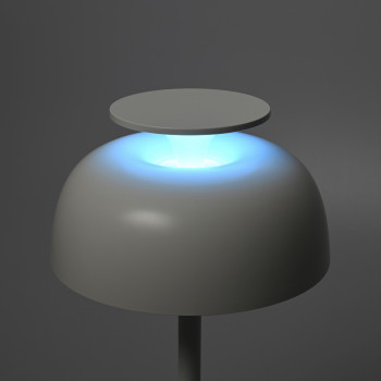 Night lamp with White Noise sound, rechargeable, dimmable 8.5W 150Lm 4000K+RGB LiFePO4 1800mAh VIDEX VL-TF23W | white – Built-in 10 soothing melodies for peaceful sleep