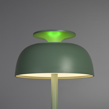 Night lamp with White Noise sound, rechargeable, dimmable 8.5W 150Lm 4000K+RGB LiFePO4 1800mAh VIDEX VL-TF23G | light green – Built-in 10 soothing melodies for peaceful sleep
