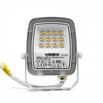LED floodlight 10W 1000Lm CCT IP65 VIDEX VL-F5-010CW | black – low consumption CCT housing for garage and shed lighting