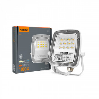 LED floodlight 10W 1000Lm CCT IP65 VIDEX VL-F5-010CW | black – low consumption CCT housing for garage and shed lighting