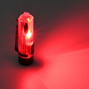 Lukturis Mini LED uzlādējams Luminus SST20 + SMD RED/UV, 400Lm 5000K, USB Type-C uzlāde, iebūvēta 250mAh baterija, VIDEX VLF-AK012, lietojama kā atslēgu piekariņš!