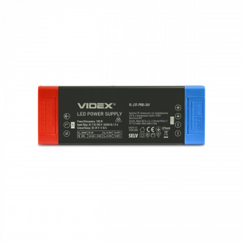 LED power supply transformer for 24V lighting DC 24V 4.16A 100W, IP20 VIDEX VL-LST-P100-24V – Stabilized current converter for strip power supply