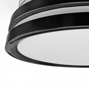 LED Ceiling Light with fan VIDEX CLF06 60W 3000K-4200K-6000K 230V Black