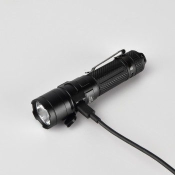 Lukturis LED uzlādējams CREE XHP50.2 20W 4000Lm 6500K, Li-ion 21700 4000mAh - iekļauts! (maināms uz 18650), VIDEX VLF-A406, profesionāls LED lukturis kabatas izmērā! 