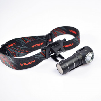 Lukturis LED uzlādējams Luminus SST20 10W, 600Lm 5700K, Li-ion 16340 800mAh - iekļauts! (maināms uz CR123A), VIDEX VLF-A055H, ar magnētu + komplektā stiprinājums lietošanai kā galvas lukturim!