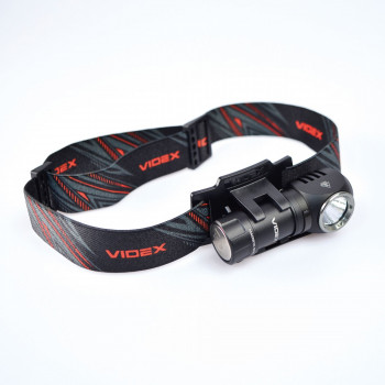 Lukturis LED uzlādējams Luminus SST20 10W, 600Lm 5700K, Li-ion 16340 800mAh - iekļauts! (maināms uz CR123A), VIDEX VLF-A055H, ar magnētu + komplektā stiprinājums lietošanai kā galvas lukturim!