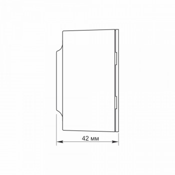 Kontaktligzda v/a 2V, Videx Binera, balta, IP20 VF-BNS22G-W