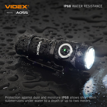 Lukturis LED uzlādējams Luminus SST20 10W, 600Lm 5700K, Li-ion 16340 800mAh - iekļauts! (maināms uz CR123A), VIDEX VLF-A055, kompakts kabatas izmēra lukturis!