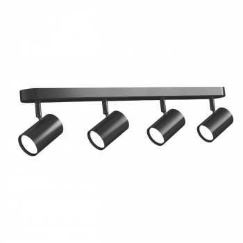 Wall and ceiling spot luminaire 4xGU10 VIDEX VL-SPF05B-WPB – Firm and secure angle fixation for precise light direction