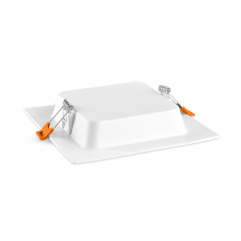 Gaismeklis LED zemapmetuma (kvadrāts) 12W, 1400Lm 4000K, VIDEX VLE-DLBS-124 (neitrāli balta gaisma)