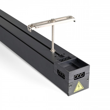 Office LED lamp suspension kit VIDEX VL-BNL02-F06B | 1500mm cables – adjustable bracket for linear lighting lines