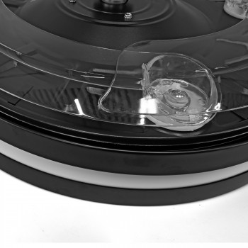 LED Ceiling Light with fan VIDEX CLF06 60W 3000K-4200K-6000K 230V Black