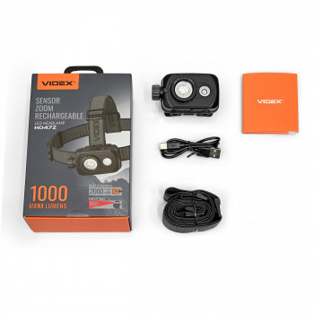 LED Headlamp VIDEX VLF-H047Z 1000Lm 5000K