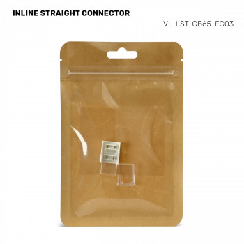 LED strip straight interconnector VIDEX VL-LST-CB65-FC03 – Straight diode strip extension without power and brightness losses