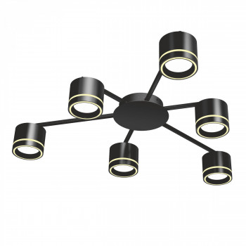 Ceiling spotlight luminaire VIDEX for 6xGX53 lamp VL-SPF21B-BP 