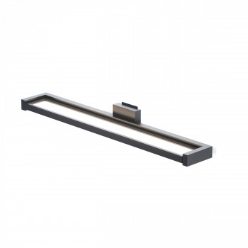 LED sienas lampa, 18W 1750Lm 2800-6000K IP20 VIDEX VL-WL02-18CSB | melna – sienas apgaismojums ar grozāmu korpusu gaismas virziena pielāgošanai