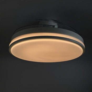 Hämardatav LED laelamp ar ventilatoru un pulti 60W 5400Lm 3000K-4200K-6000K IP20 VIDEX VL-CLF01-60CW – Sisseehitatud ventilaator 6 režiimi ja kaugjuhtimispuldiga