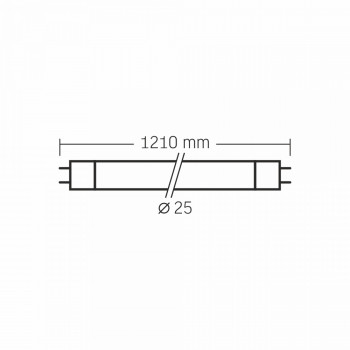 Spuldze LED T8 (G13) 18W 1200mm, 2000Lm 4000K, VIDEX VLE-T8-18124 (neitrāli balta gaisma)