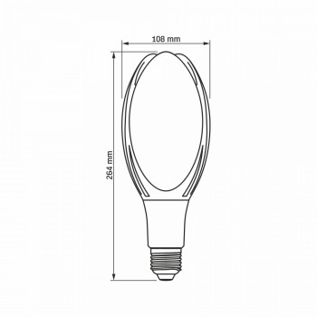 LED Bulb VIDEX E27-A108-50W-NW VLE-A108-50274