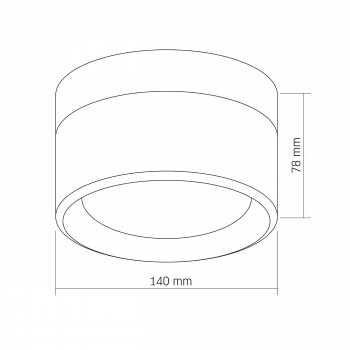 BULKHEAD LED VIDEX VL-BHD01-09CWW 09W-3CCT-ROUND-WHITE