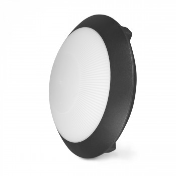 VIDEX VL-BHR-E2726SB – LED Luminaire with IR Sensor, E27 Base, IP54, Round, Black