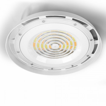 Industriālais High Bay LED gaismeklis 150W 16500Lm 3000-5000-6500K IP65 VIDEX VL-HBe04-150CW | balts – regulējams CCT gaismas tonis